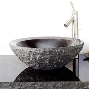 Natural Stone Sinks & Basins, China Impala Black Granite Basins