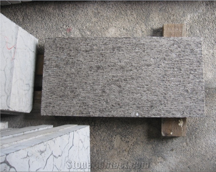 Yangtze River Septarium Limestone Tiles, China Grey Limestone