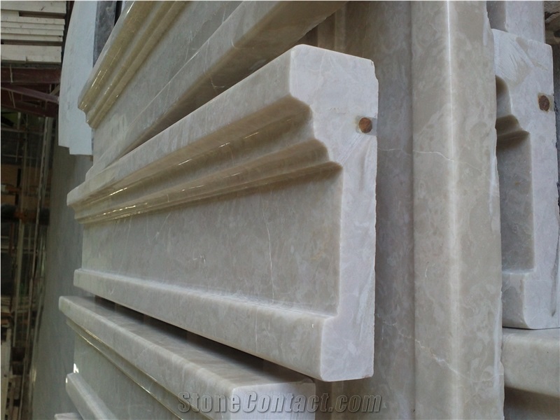 Beige Marble Molding Border Line