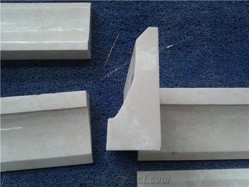 Beige Marble Molding Border Line