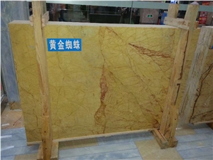 Golden Spider Marble, Drama Gold Marble Slabs & Tiles