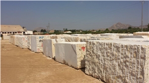 Crema Marfil Marble Blocks, Spain Beige Marble