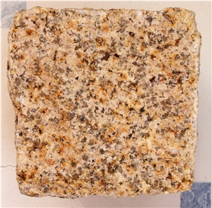 Zhangpu-Rust Yellow Granite Paving Stone,Cube Ston