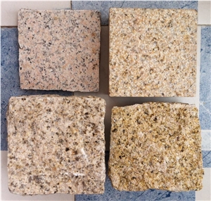 Zhangpu-Rust Yellow Granite Paving Stone,Cube Ston