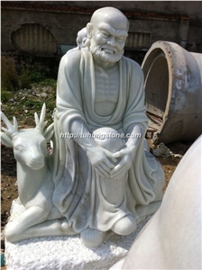 Buddha Statues, Vietnam Crystal White Marble Statues
