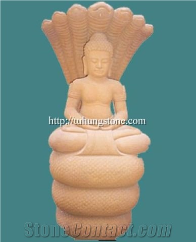 Champa Statues, Vietnam Beige Sandstone Statues