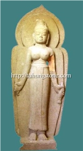 Champa Statues, Vietnam Beige Sandstone Statues