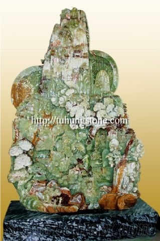Dark Green Onyx Relievo