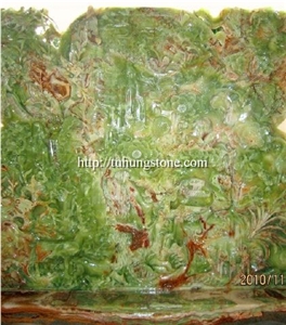 Dark Green Onyx Relievo