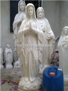 Lord Statues, Jesus Christ Statues, Pure White Marble Statues