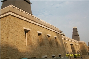 Yellow Sandstone Wall Cladding,Sandstone Mushroom