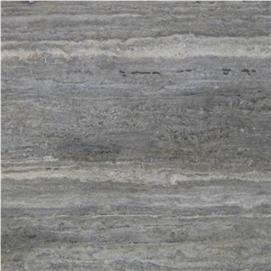 Travertine Silver Travertine Pavers Tiles , Titanium Grey Travertine Tiles