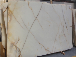 Snow White Onyx Slabs,tiles