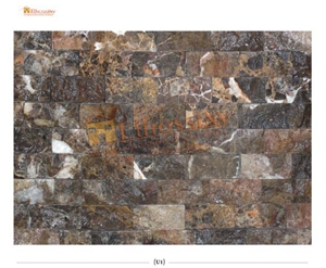 Dark Emberador Marble - Blue Emberador Marble Mosa, Dark Emperador Brown Marble Mosaic