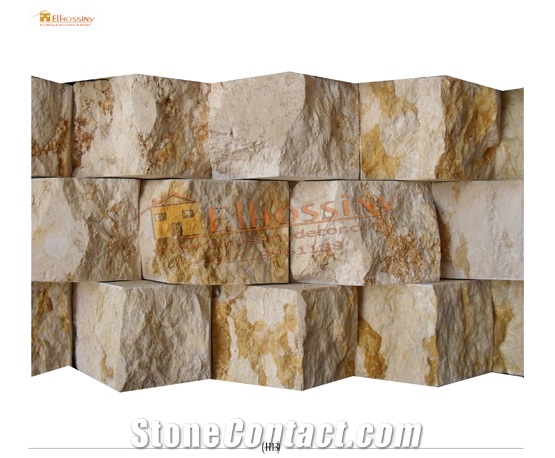 Galala Marble Split Mosaic Tiles, Galala Beige Marble Split Mosaic