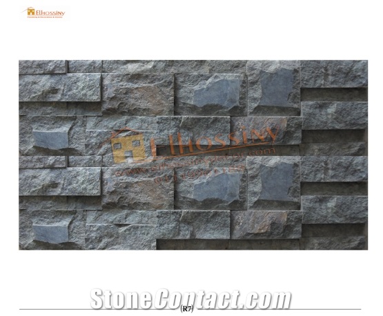 Grey Turkish Marble Split Mashroomed Tiles