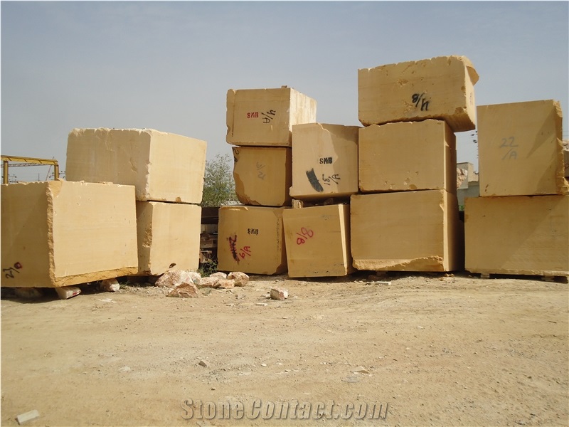 Israel Gold, Mango Sandstone Blocks