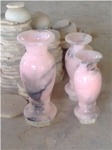 Pink Onyx Vase