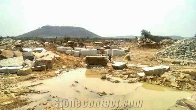 White Wooden Marble Block, China White Marble