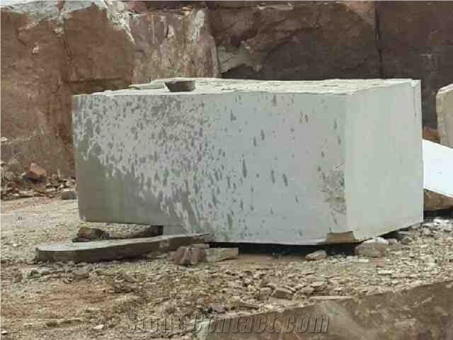 White Wooden Marble Block, China White Marble