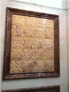 Orange Onyx Mosaic Art Works