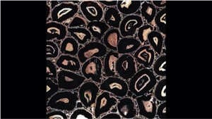 Black Semiprecious Stone