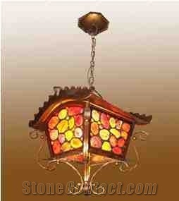 Semiprecious Stone Lamp