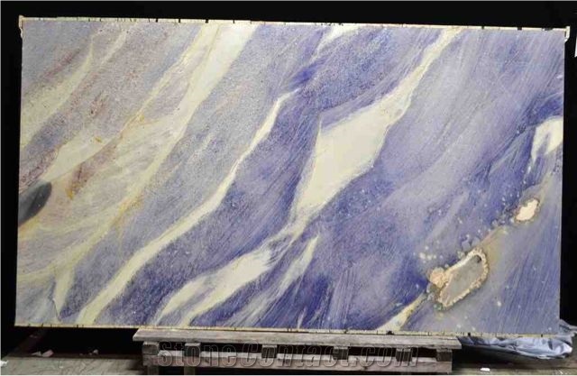 Blue Imperial Quartzite Slabs, Azul Imperial Quartzite