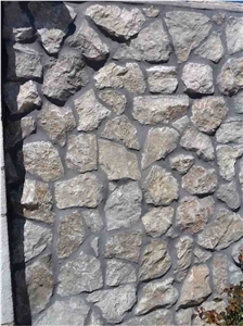 Rockface Rodos Stone, Beige Quartzite Building, Walling
