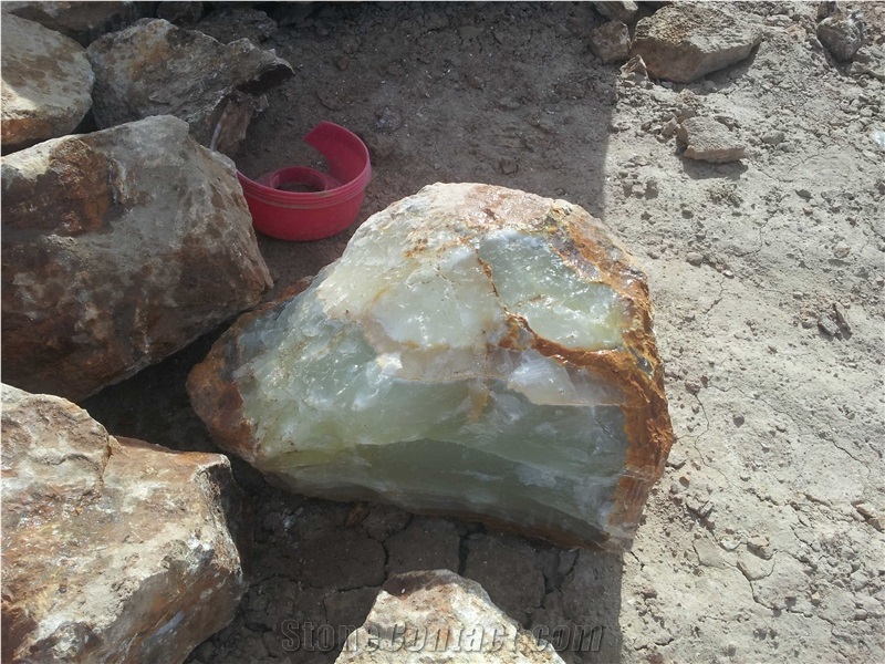Green Onyx-Nd, Iran Green Onyx Block