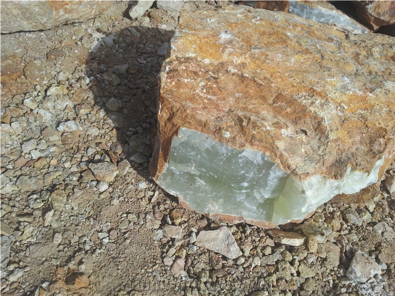 Green Onyx-Nd, Iran Green Onyx Block