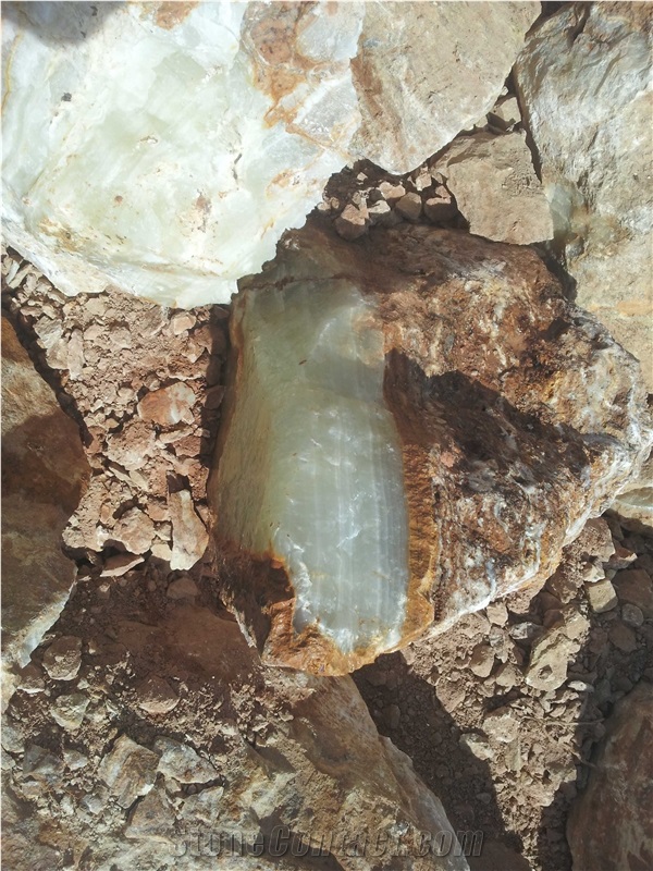 Green Onyx-Nd, Iran Green Onyx Block