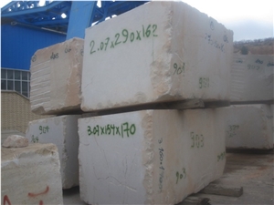 Iranian Gohare Beige Limestone, Gohare Beige Limestone Block