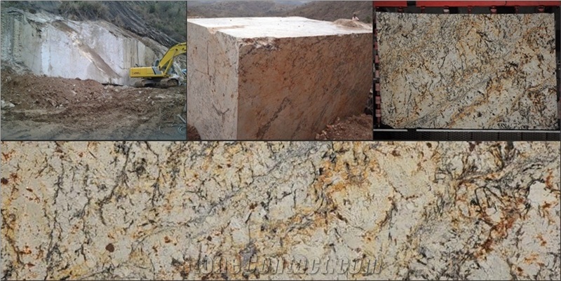 Splendor Gold Granite Block