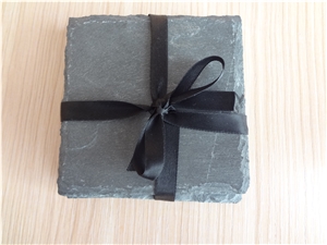 Slate Placemat,Tray and Coaster Black Slate Kitchen Accessories Slate Placemat,Tray and Coaster Black Slate Kitchen Accessories