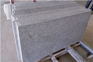 Beveled Edge Custom Kitchen Polished G603 Granite Dining Tops