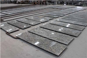 Brazil Santa Cecilia Light Granite Custom Polished Table Tops