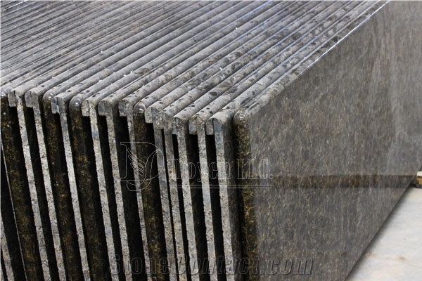 Brazil Verde Butterfly Standard Countertops with Fbn Edges