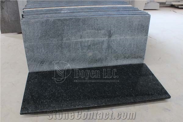 Brazil Verde Ubatuba Custom Kitchen Polished Granite Table Tops
