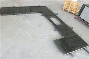 China Desert Green Granite Kitchen Countertops