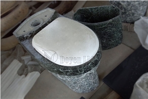 China Green Polished and Natured Toilet Sets