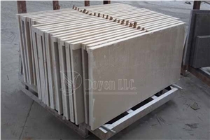 China Pure Yellow Quartz Stone Prefab Kitchen Worktops