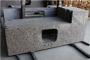 China Tiger Skin Red Granite Kitchen Countertops