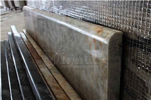 Demi Bullnose Edge Custom Kitchen Polished Marble Table Tops or Bar Tops