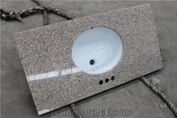 G682 Rusty Yellow Granite Vanity Tops