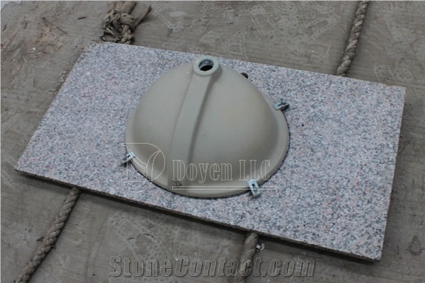 G682 Rusty Yellow Granite Vanity Tops