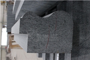 India Black Pearl Custom Exterior Polished Granite Mouldings