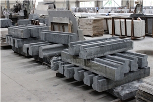India Black Pearl Custom Exterior Polished Granite Mouldings
