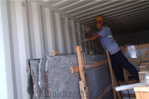 India Chida White Polished Granite Slabs