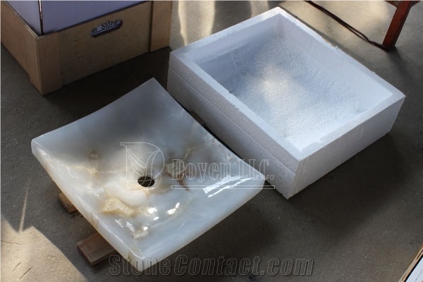 Indian Wooden Sandstone Bathroom Honed Rectangular Basins & Vessel Sinks